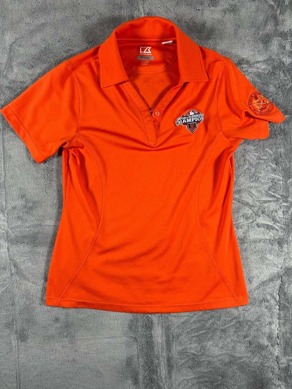Women's San Francisco Giants 2012 MLB Cutter & Buck Orange DryTec